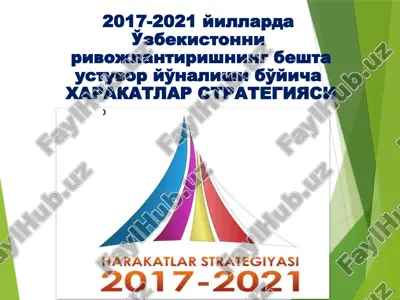 harakatlar strategiyasi — PPTX