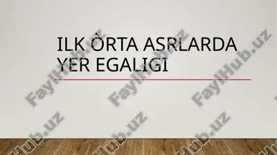 yer egaligi — PPTX