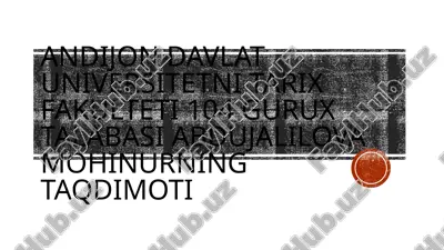 paleografiya fanlari — PPTX