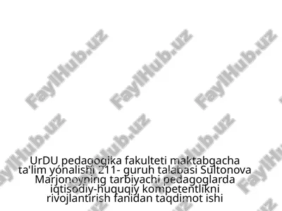 oilaviy-nodavlat maktabgacha ta'lim tashkilotlari — PPTX