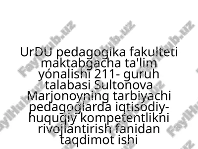 davlat-xususiysheriklikasosidagi maktabgacha ta'lim tashkiloti — PPTX