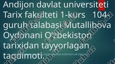 ellinizm davrida ahmoniylar davlati — PPTX