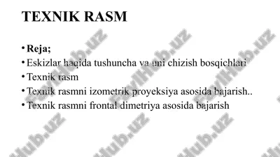 texnik rasm — PPTX