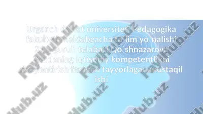 raqamli texnologiyalar asosida rivojlantirish — PPTX
