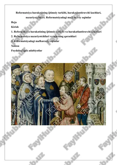 reformatsiya harakati — DOCX