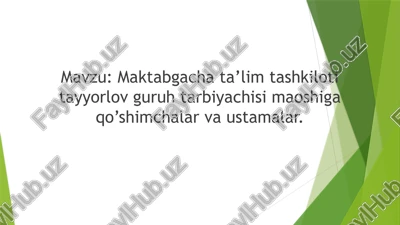 umumiy qoidalar — PPTX