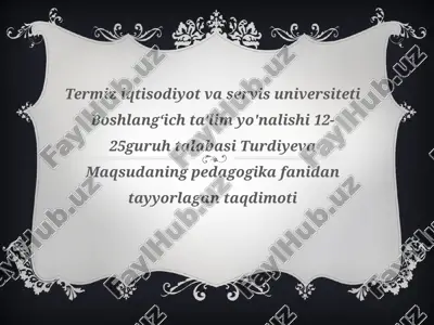maktab hujjatlari — PPTX