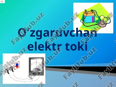 o'zgaruvchan elektr toki — PPTX