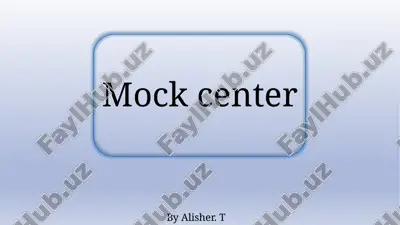biznes reja (mock center) — PPTX