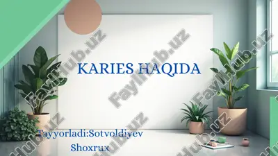 karies haqida — PDF