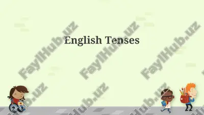 english tenses — PPTX