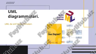 uml diagrammalari. — PPTX