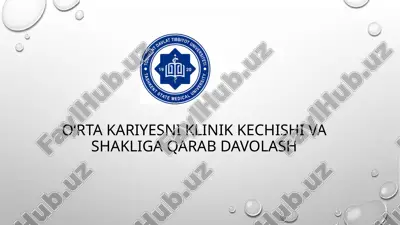 o’rta kariyesni davolash — PPTX