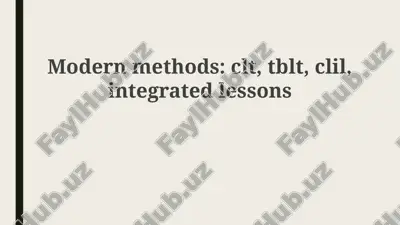 modern language teaching methods — PPTX