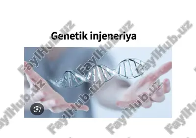 genetik injeneriya. — PDF