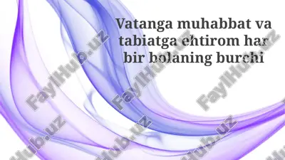 vatan himoyasi – muqaddas burch — PPTX