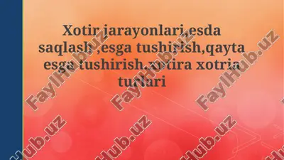 xotirjarayonlari — PPTX