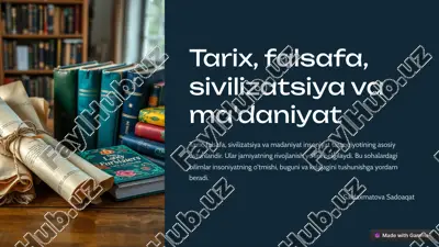 qadimgi sharq sivilizatsiyasi va o'zbek madaniyati — PDF