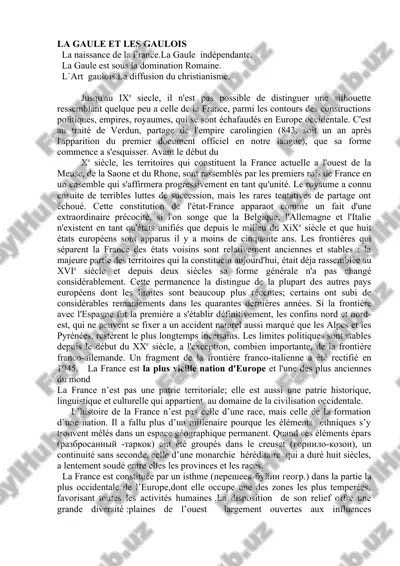 la gaule et les gaulois — DOCX