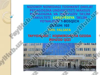 estetikaning zamonaviy yondashuvlari — PPTX