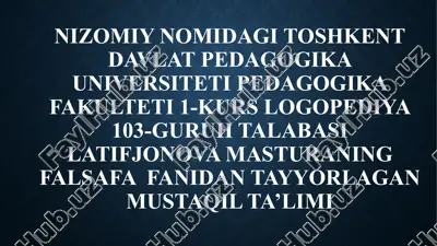kichikmaktab yoshidagi bolalarning xulq-atvor xususiyatlari — PPTX
