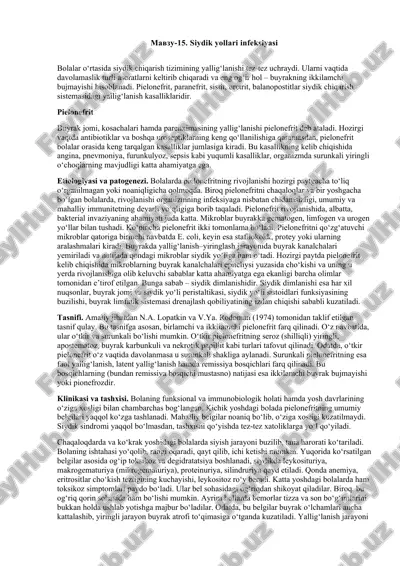 siydik yollari infeksiyasi — DOCX