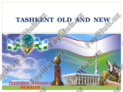 tashkent old and new — PPTX