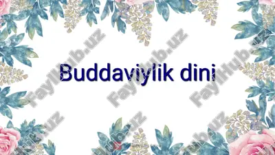 buddaviylik dini — PDF