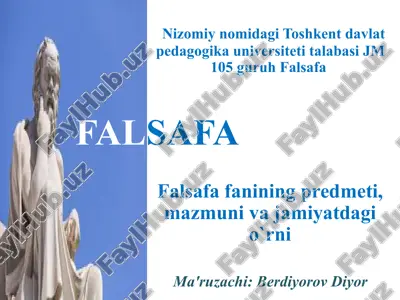falsafa — PPTX