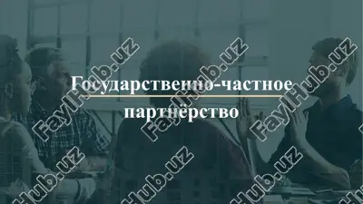 gosudarstvenno-chastnoe partnyorstvo — PPTX