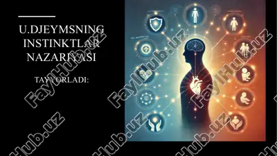 u.djeymsning instinktlar nazariyasi — PPTX