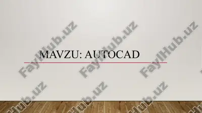 autocad — PPTX