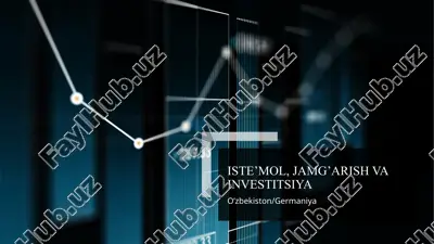 jalb qilingan xorijiy investitsiyalar — PPTX