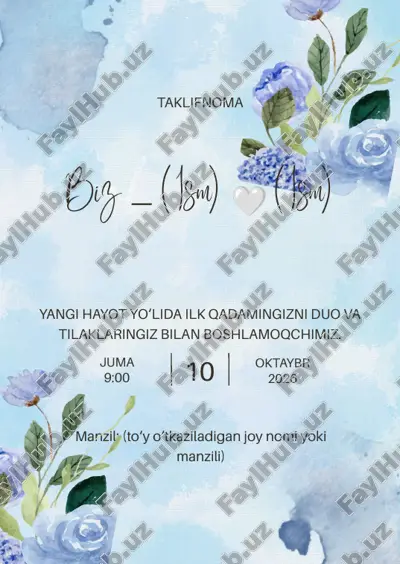 taklifnoma — PPTX