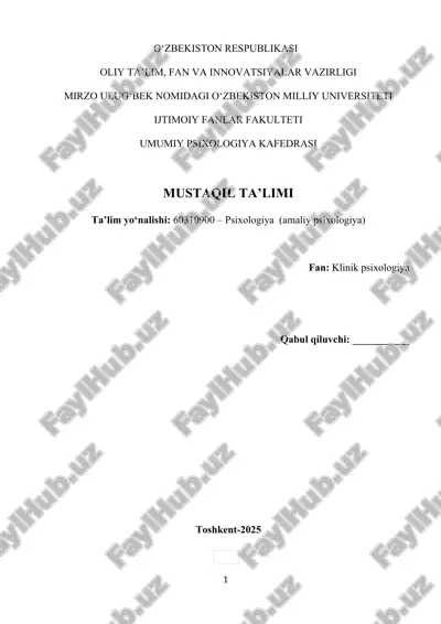 autizmning kelib chiqishi tarixi — DOCX