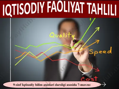 iqtisodiy faoliyat tahlili 9-sinf — PPT