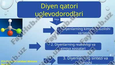 diyenqatorlar uglevodorodlari — PPTX