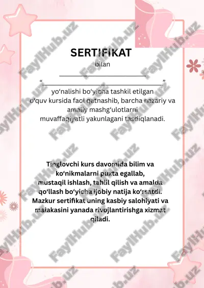 sertifikat — PPTX