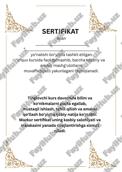 sertifikat — PPTX
