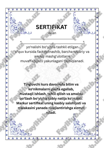 sertifikat — PPTX