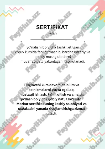 sertifikat — PPTX