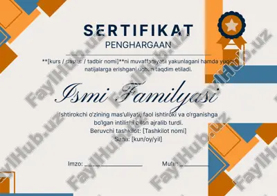 sertifikat — PPTX