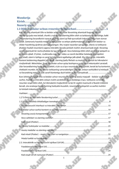 mobil ilovalar va onlayn platformalar — DOCX