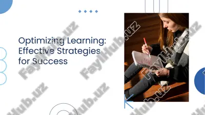 optimizing learning: effective strategies for success — PDF