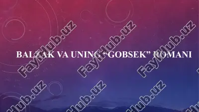 gobseck — PPTX