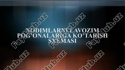 xodimlarni lavozim pog’onalariga ko’tarish sxemasi — PPTX