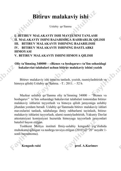 bitiruv malakaviy ishi (uslubiy qo'llanma) — DOCX