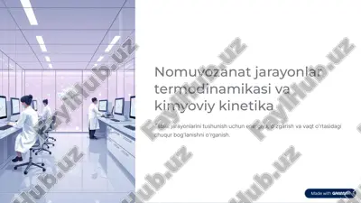 nomuvozanat jarayonlar — PDF