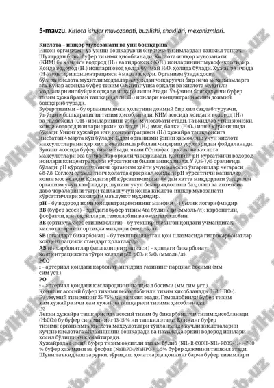 kislota ishqor muvozanati — DOCX