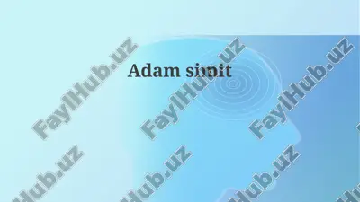 adam kunjutli bulochkasi — PPTX